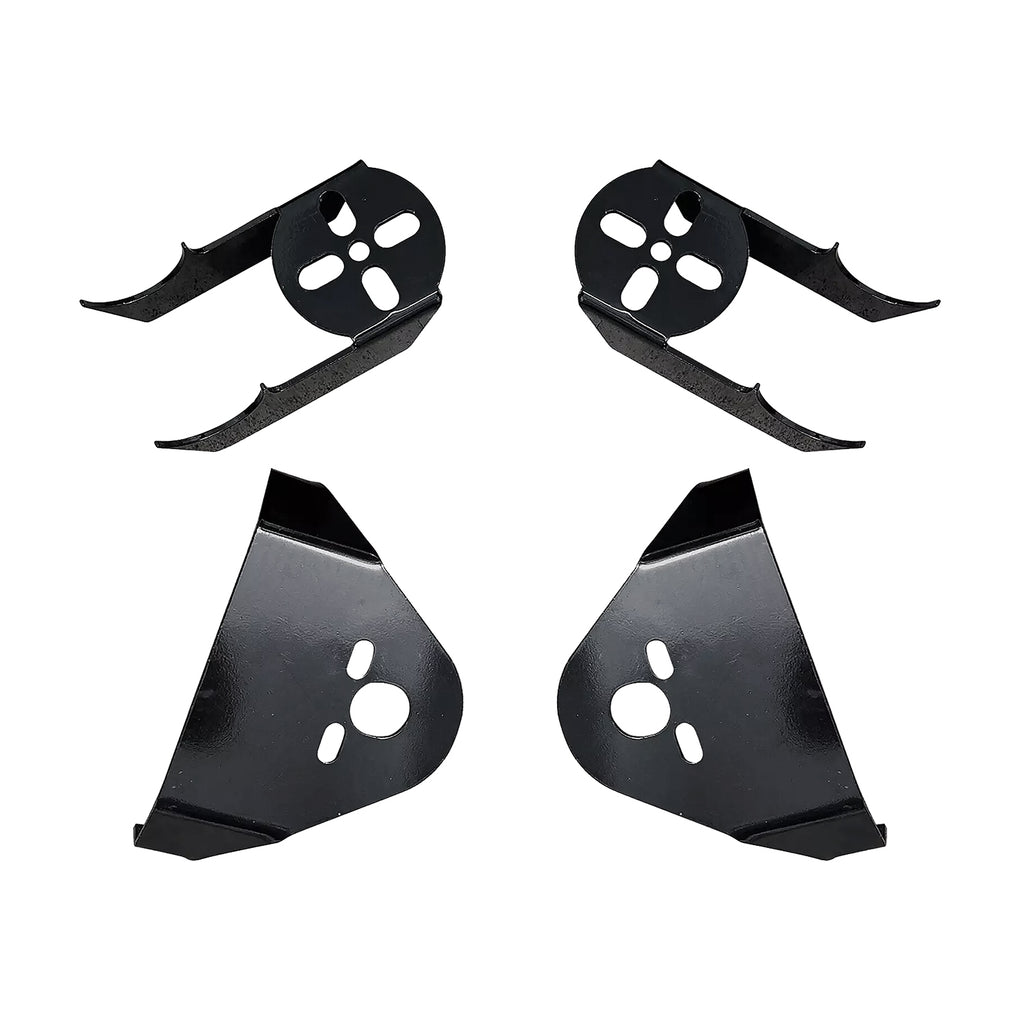 Upper & Lower Behind Axle Air Bag Mounting Bracket Kit - Fits 2.75"-3.25" Axle Tube