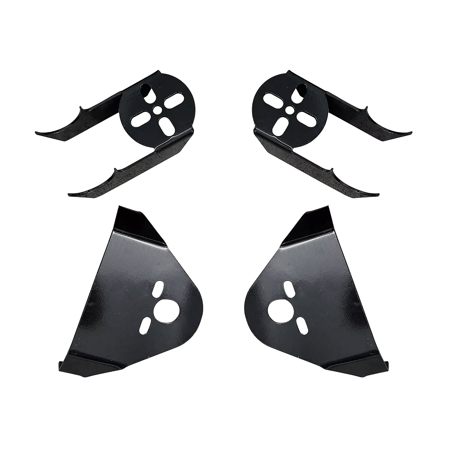 Upper & Lower Behind Axle Air Bag Mounting Bracket Kit - Fits 2.75"-3.25" Axle Tube