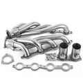 Shorty Ceramic Coated Exhaust Headers - Fits LS Swap Chevy S10 Blazer GMC Sonoma LS1 LS2 LS3 LS6