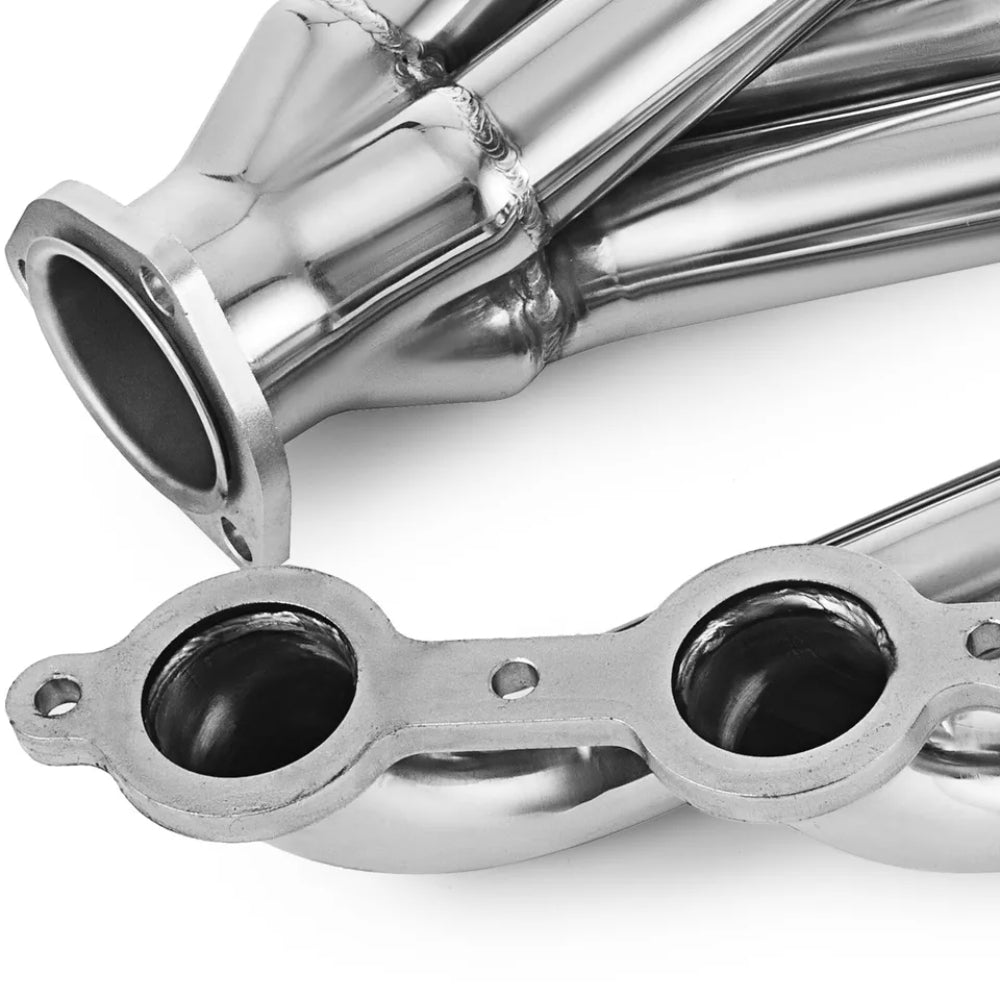Shorty Ceramic Coated Exhaust Headers - Fits LS Swap Chevy S10 Blazer GMC Sonoma LS1 LS2 LS3 LS6