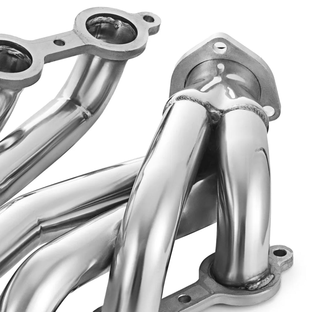 Shorty Ceramic Coated Exhaust Headers - Fits LS Swap Chevy S10 Blazer GMC Sonoma LS1 LS2 LS3 LS6