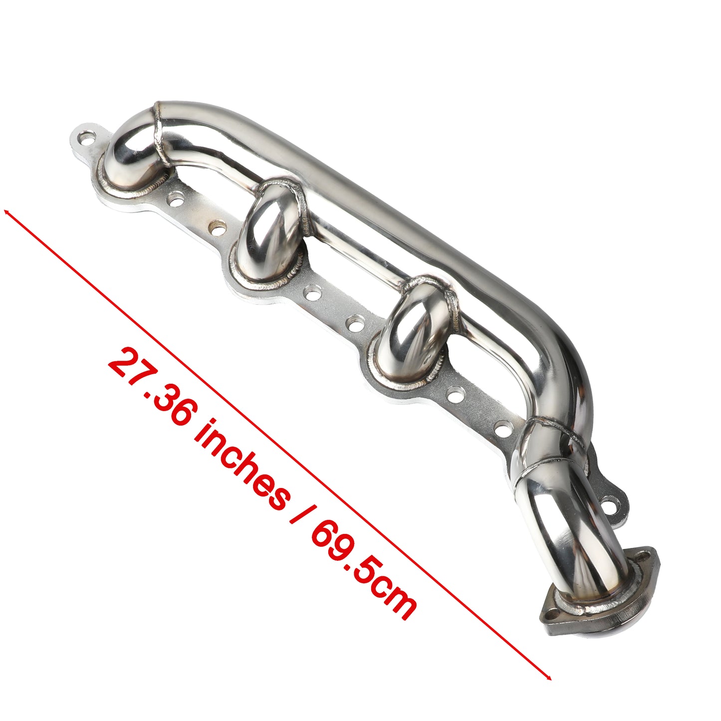 Exhaust Manifold Set for 1999–2003 Ford F-250 F-350 F-450 7.3L Powerstroke V8 | Cast Iron Driver & Passenger Side Headers with Gaskets & Mounting Hardware | OE-Style Replacement for Trucks, Vans & Buses(EH011SS)