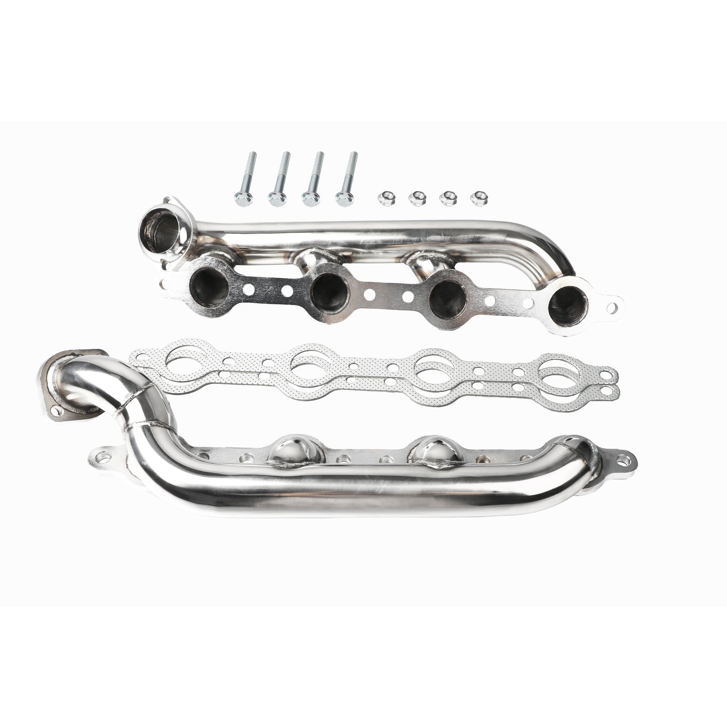 Exhaust Manifold Set for 1999–2003 Ford F-250 F-350 F-450 7.3L Powerstroke V8 | Cast Iron Driver & Passenger Side Headers with Gaskets & Mounting Hardware | OE-Style Replacement for Trucks, Vans & Buses(EH011SS)