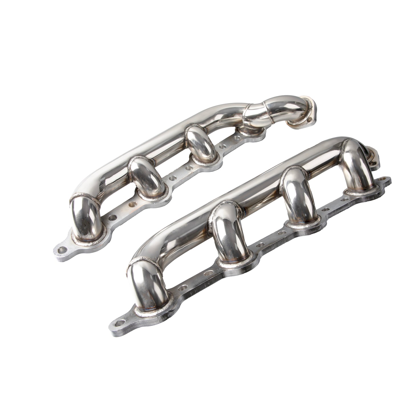 Exhaust Manifold Set for 1999–2003 Ford F-250 F-350 F-450 7.3L Powerstroke V8 | Cast Iron Driver & Passenger Side Headers with Gaskets & Mounting Hardware | OE-Style Replacement for Trucks, Vans & Buses(EH011SS)