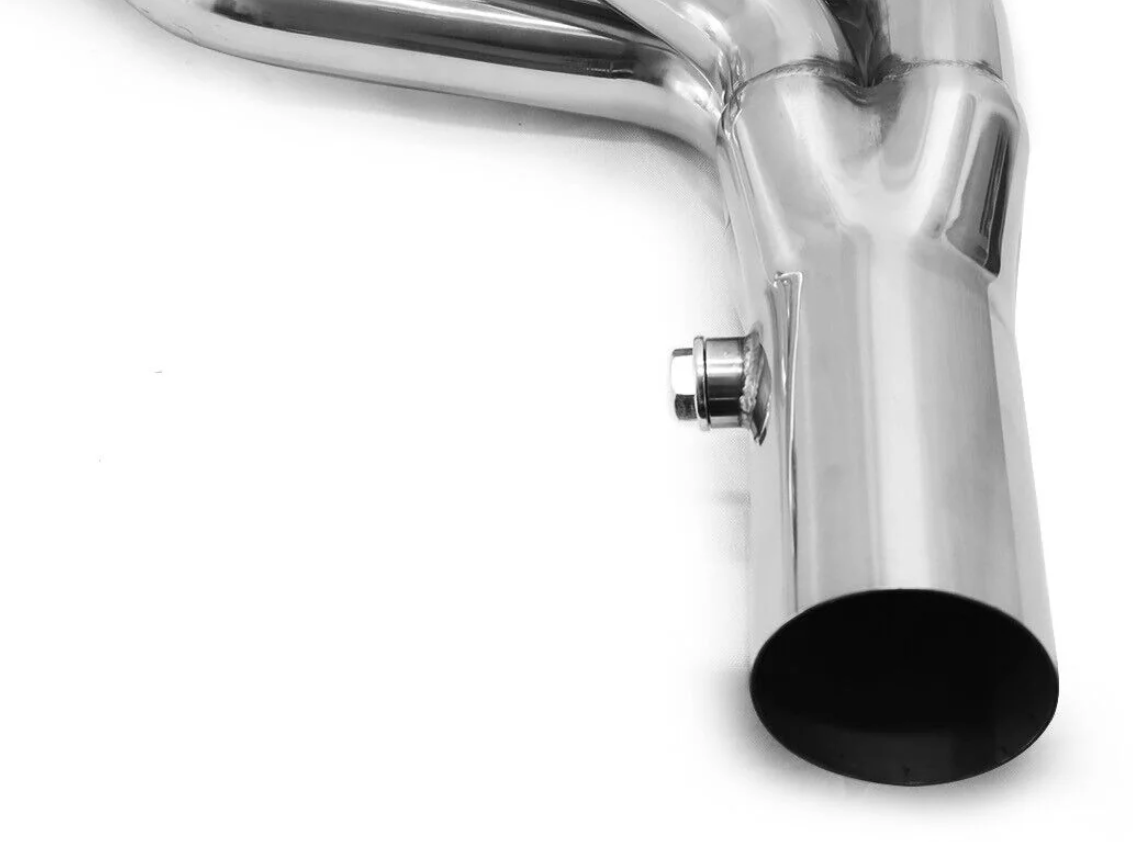 LS Swap Long Tube Headers for 60–98 Chevy C10/C1500/Silverado 2WD | 1-7/8'' x 3'' 304 Stainless Steel | Fits LS1, LS2, LS3, LS6, LS7 | Chrome Polished | Bolt-On Performance Upgrade with Gaskets & Hardware(EH028SS)
