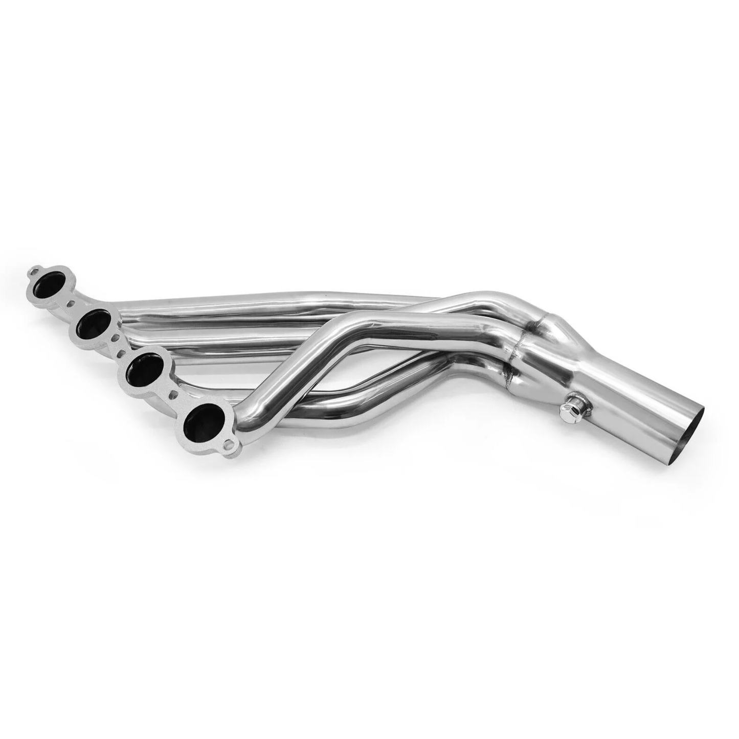 LS Swap Long Tube Headers for 60–98 Chevy C10/C1500/Silverado 2WD | 1-7/8'' x 3'' 304 Stainless Steel | Fits LS1, LS2, LS3, LS6, LS7 | Chrome Polished | Bolt-On Performance Upgrade with Gaskets & Hardware(EH028SS)