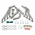 Long Tube 304 Stainless Steel Exhaust Headers & Y-Pipe Kit - Fits 1999-2006 Chevy Silverado GMC Sierra 1500 2500 4.8L 5.3L 6.0L V8 2WD