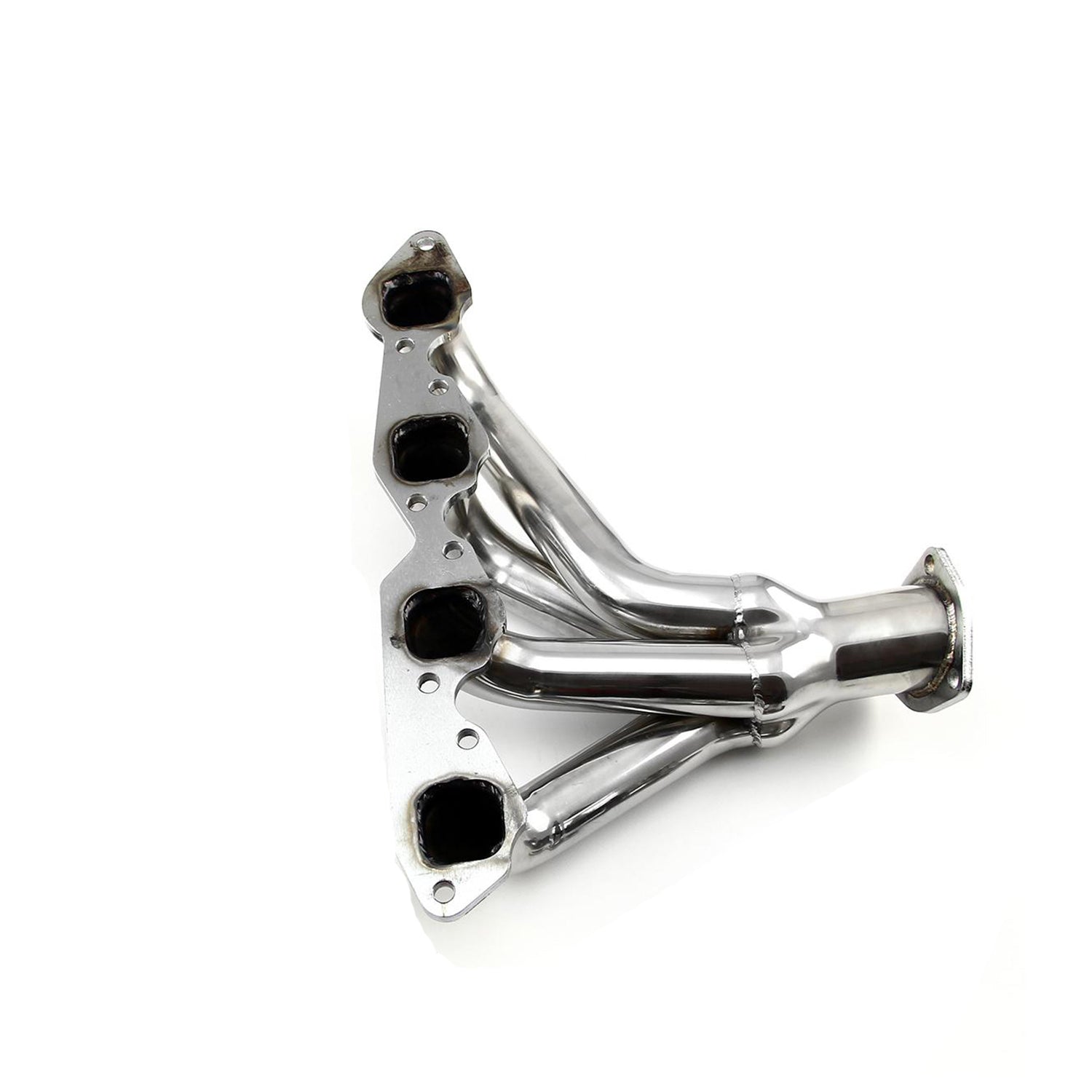 Block Hugger Center Dump 304 Stainless Steel 1-3/4" Exhaust Headers - Fits Chevy BBC 454 Big Block