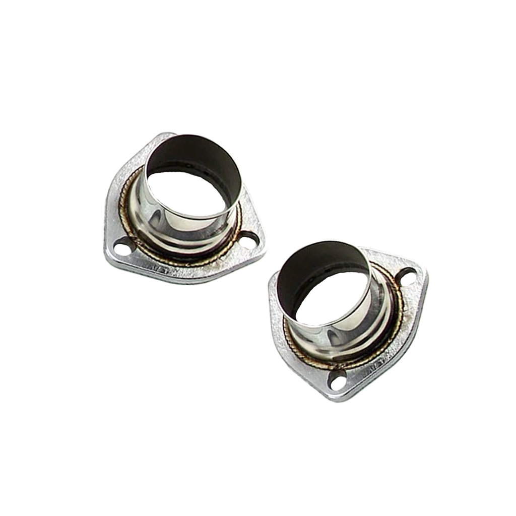 Block Hugger Center Dump 304 Stainless Steel 1-3/4" Exhaust Headers - Fits Chevy BBC 454 Big Block