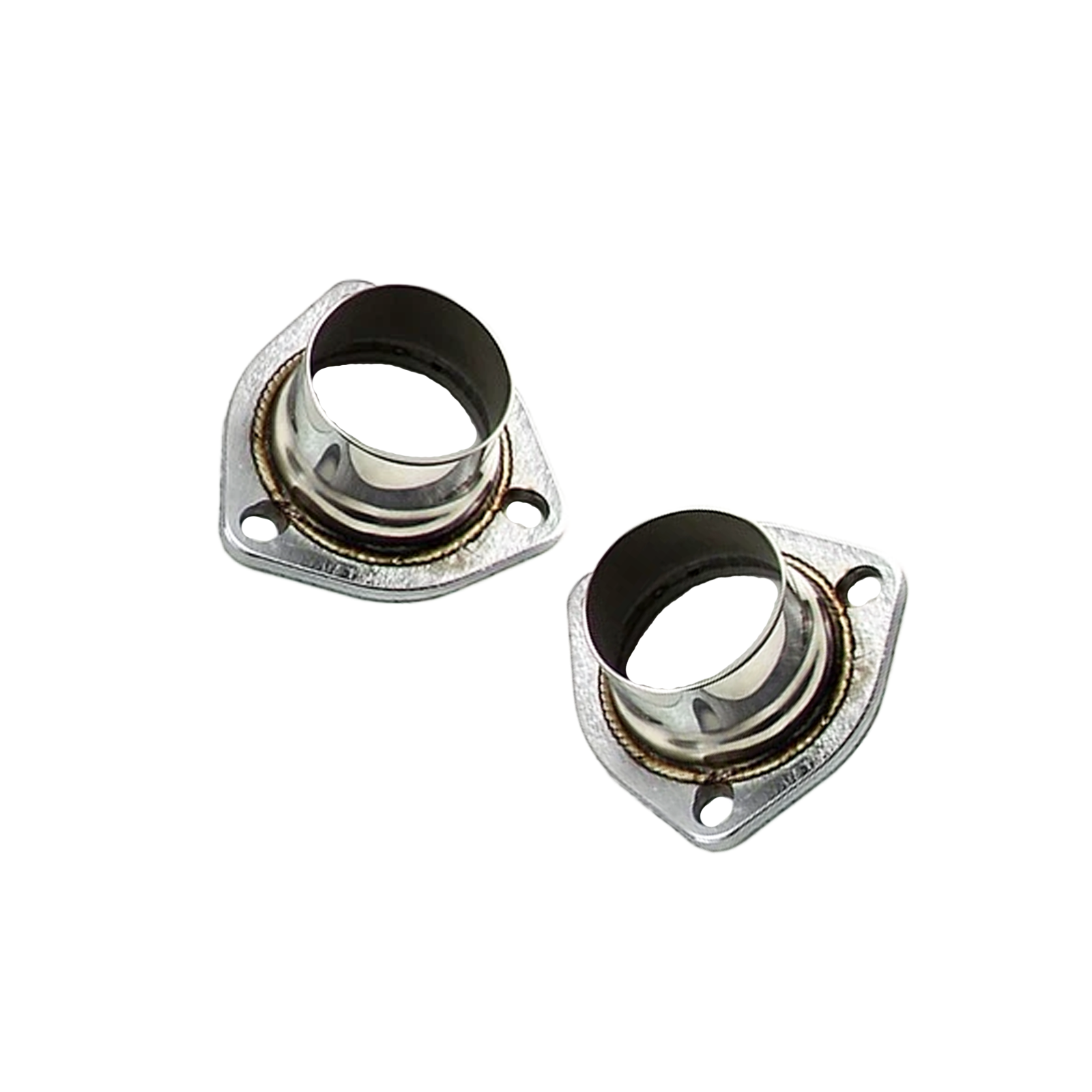 Block Hugger Center Dump 304 Stainless Steel 1-3/4" Exhaust Headers - Fits Chevy BBC 454 Big Block