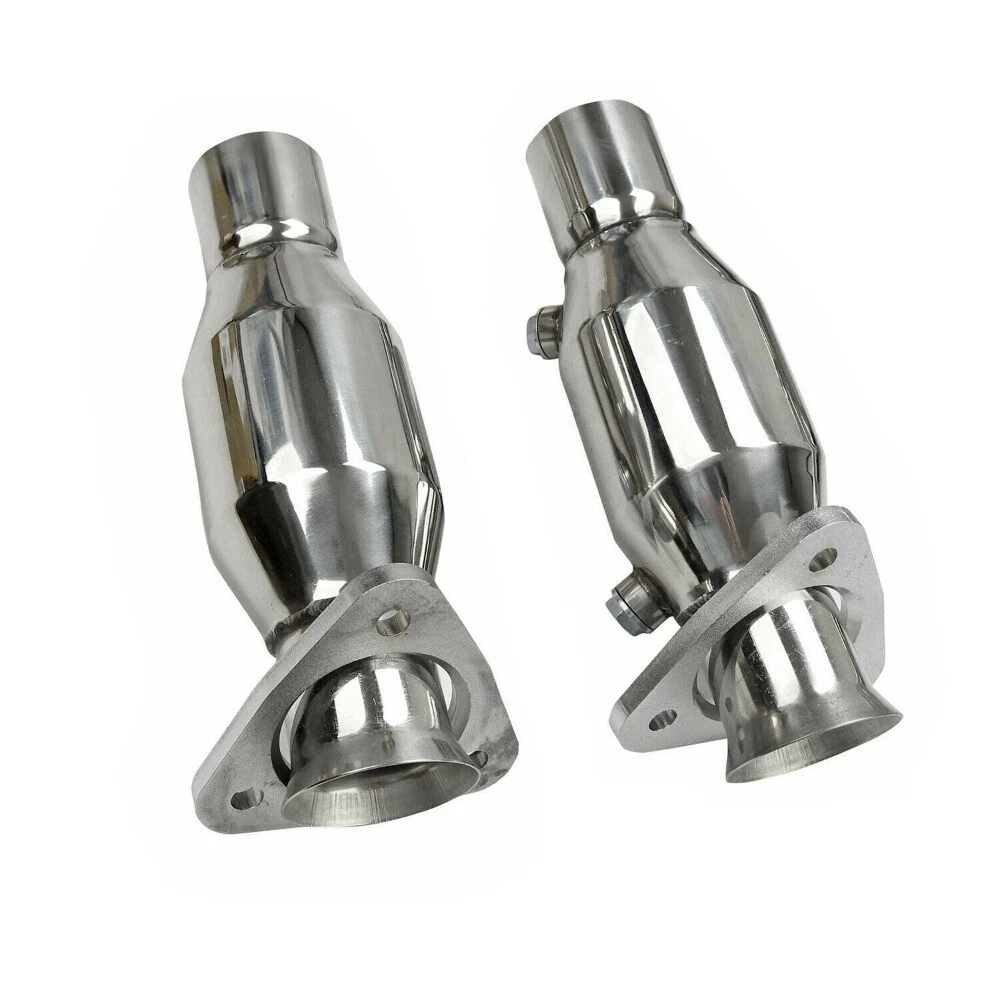 Exhaust Header Replacement FOR 1999-2004 Ford F150 5.4 Modular V8 2WD FOR 1999-2004 Ford F150 5.4 Modular V8 4WD | OEM Style Direct Fit | Long-Lasting Steel Build | Easy Bolt-On Install | Improved Engine Response & Fuel Economy(EH037SS)