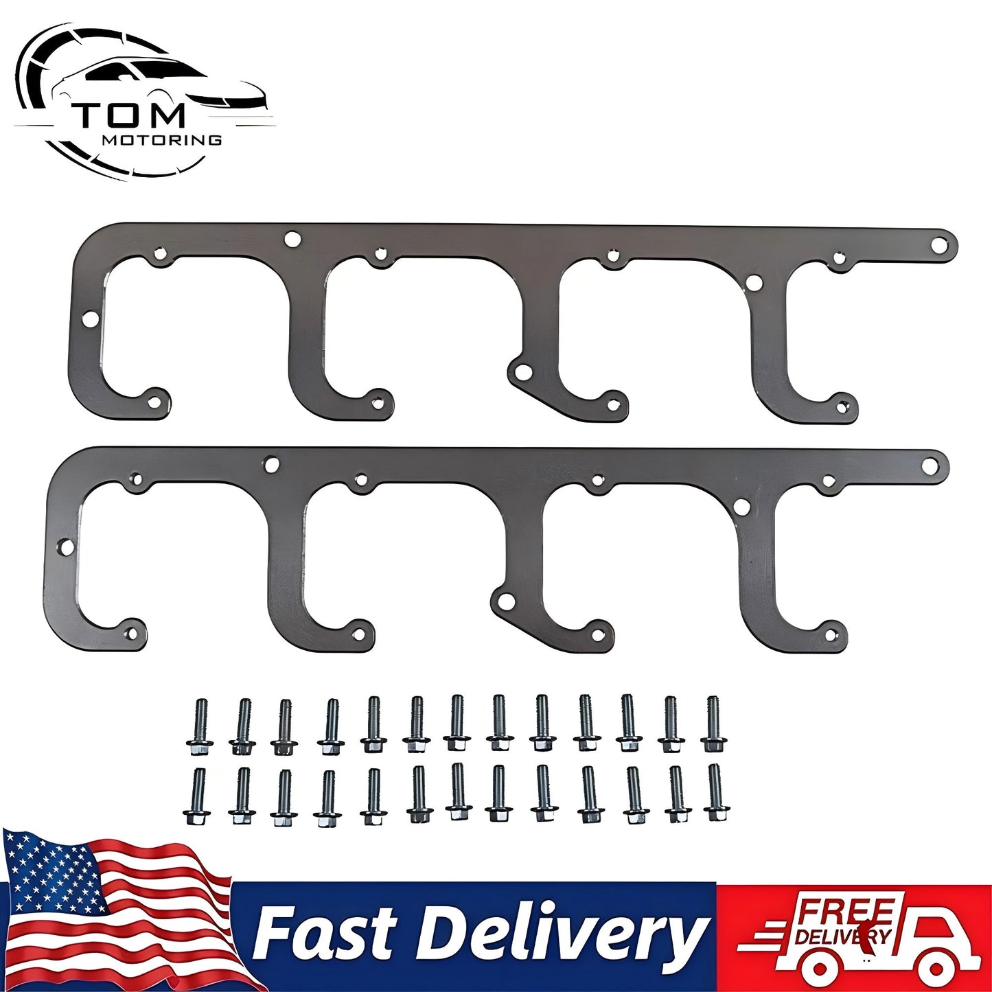 LS Aluminum Coil Bracket D581 Square Coil For Chevy 4.8 5.3 5.7 6.0 6.2L（FH004）