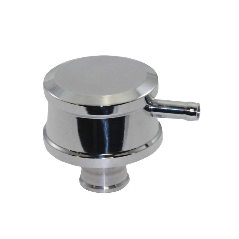 Smooth Polished Push-In Breather Cap w/ Tube for 1.22" Valve Cover Hole （P8497）