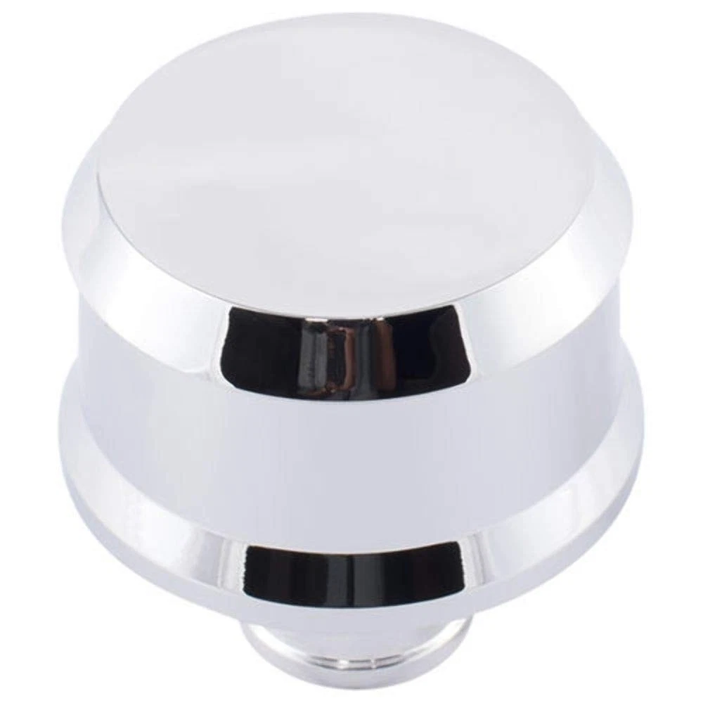 Chevy Push-In Breather Cap – Machined Aluminum &amp; Steel | Universal Fit （P8499）