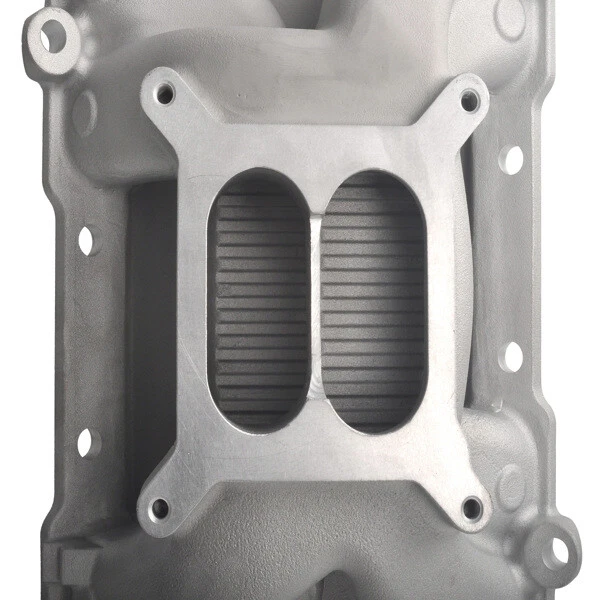 Dual Plane Intake Manifold for Chevy BB V8 396–502 | Oval Port | Aluminum | Satin / Black / Polished Finish (PIM53025))