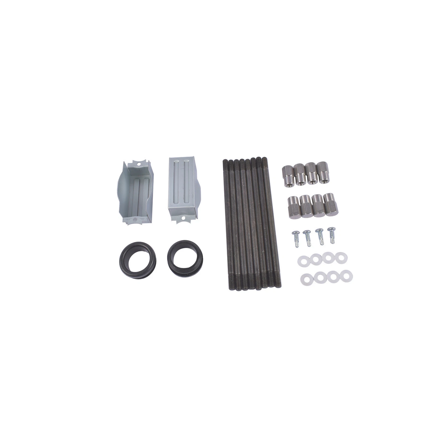 Finned Tall Aluminum Valve Covers for Chevy 1987–2000 SBC | Center Bolt | 3-11/16" Tall | Polished, Black, Satin(PVC8528))