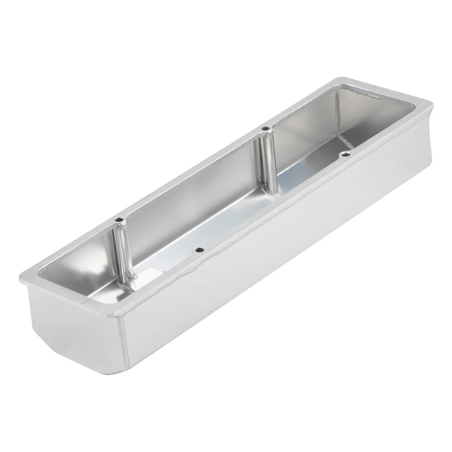 Fabricated Aluminum Valve Covers for Chevy SBC 283 302 350 400 | Long Bolt | Tall Style | Stain Oxidation Finish (PVC8532)