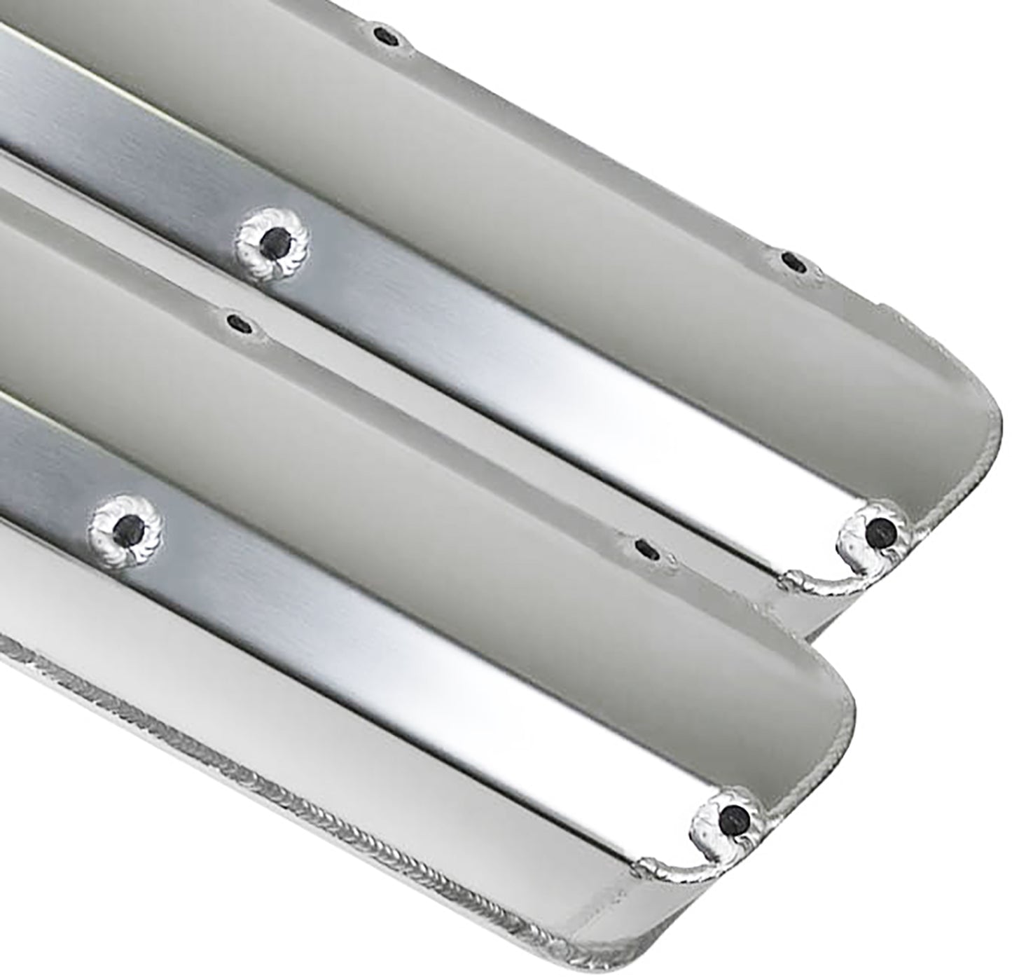 Polished Fabricated Aluminum Valve Covers for Ford SB 289 302 351W V8 (1962–1985) – Tall, No Holes(PVC8543)