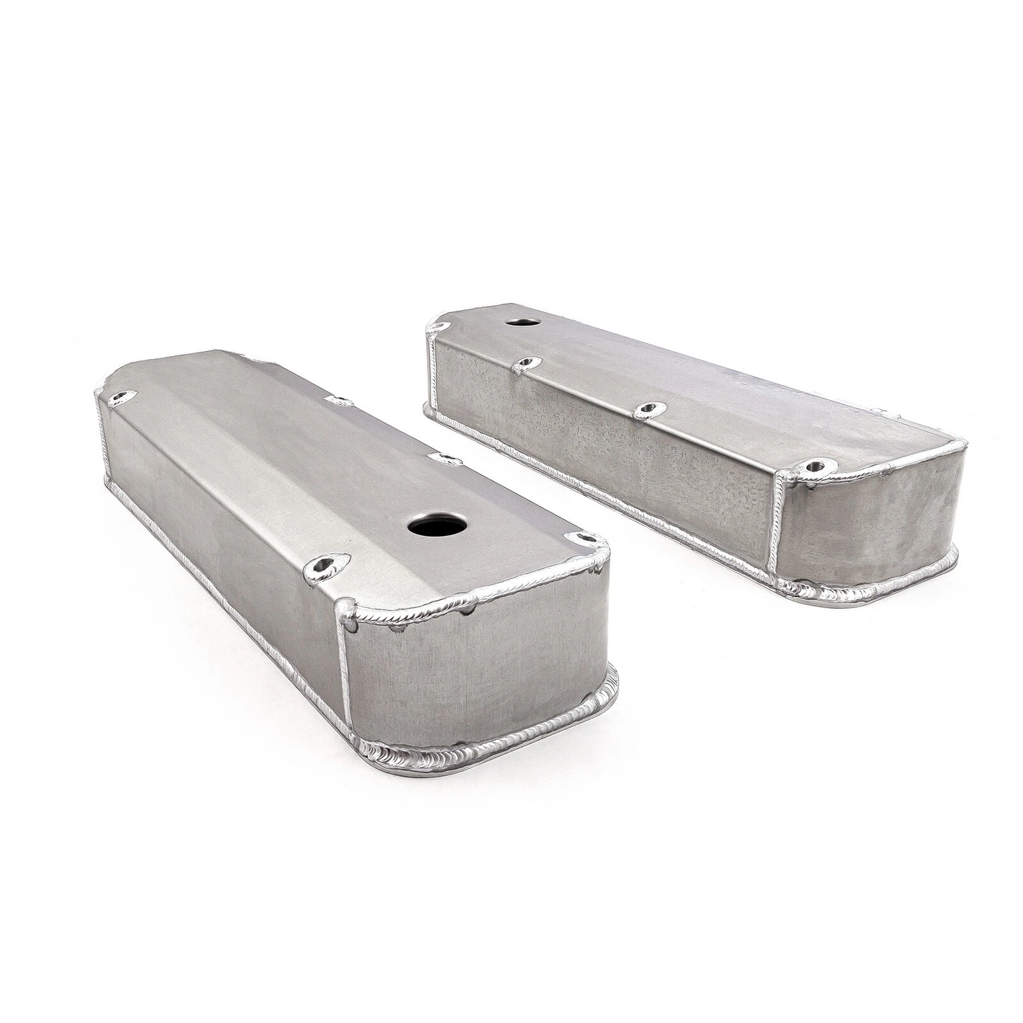 Ford BB 429–460 1968–1988 Fabricated Aluminum Valve Covers – Tall, Long Bolts, With Holes (PVC8544)