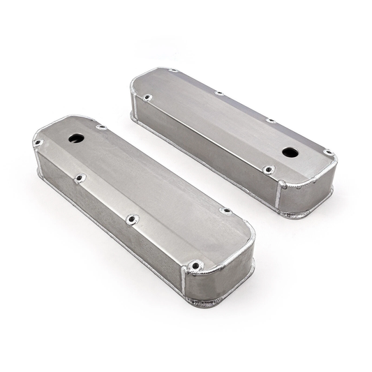 Ford BB 429–460 1968–1988 Fabricated Aluminum Valve Covers – Tall, Long Bolts, With Holes (PVC8544)