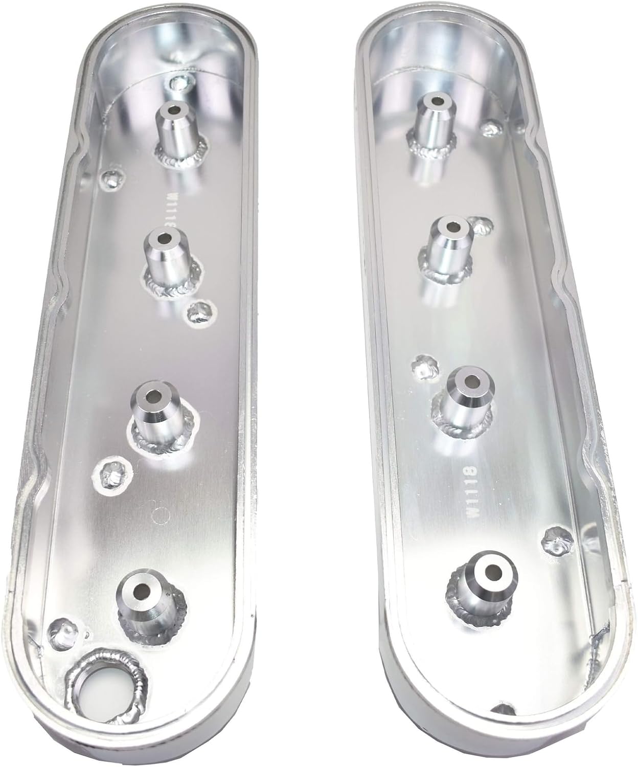Fabricated Aluminum Valve Covers w/ Coil Mounts for GM LS1 LS3 LS6 LSX 4.8–7.0L | Tall | Center Bolt | Billet Seal (PVC8553)