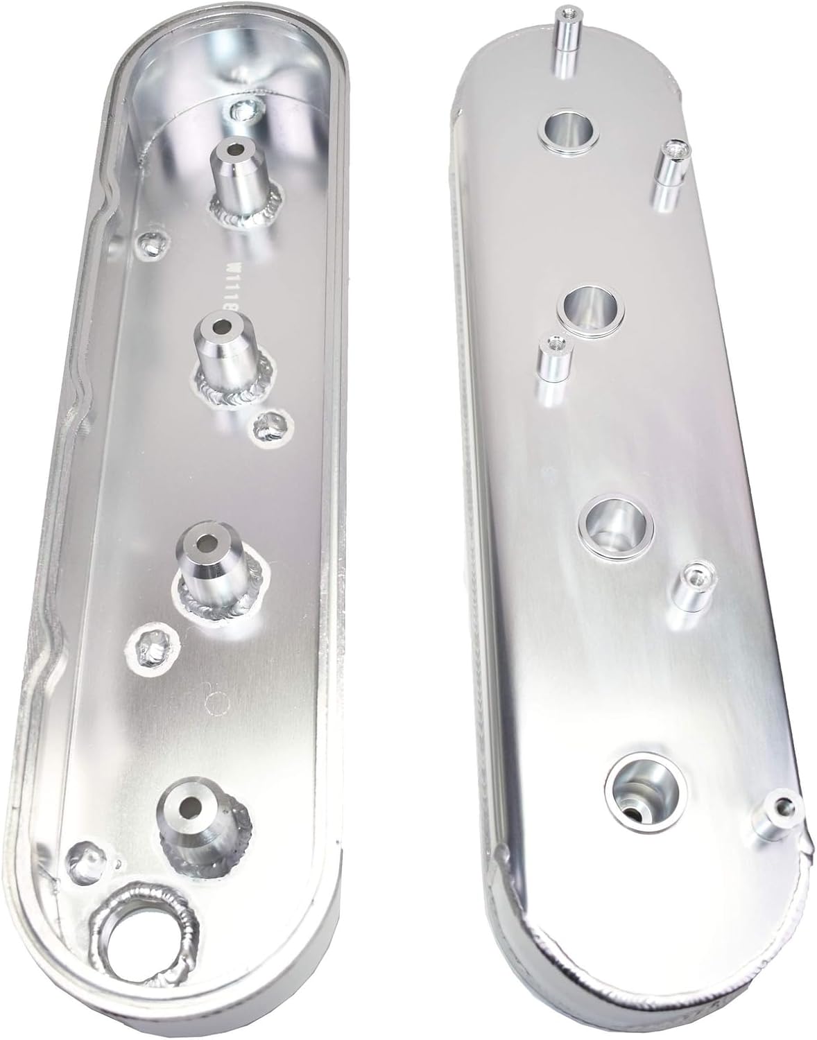 Fabricated Aluminum Valve Covers w/ Coil Mounts for GM LS1 LS3 LS6 LSX 4.8–7.0L | Tall | Center Bolt | Billet Seal (PVC8553)