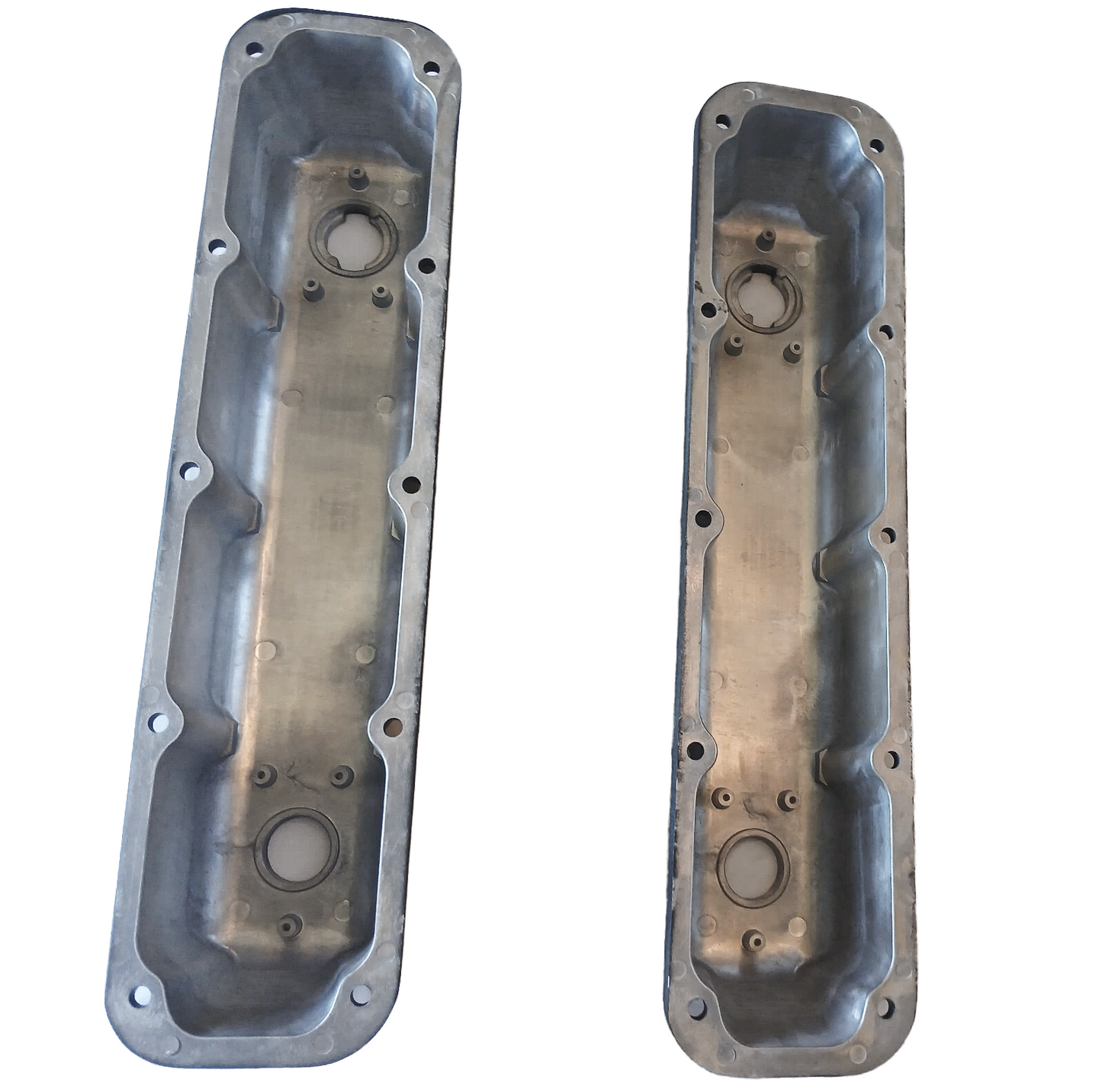 Mopar 5.2L / 5.9L Magnum Tall Finned Valve Covers – 3-1/2" Tall, Black / Satin / Polished, 10-Bolt Design(P8561)