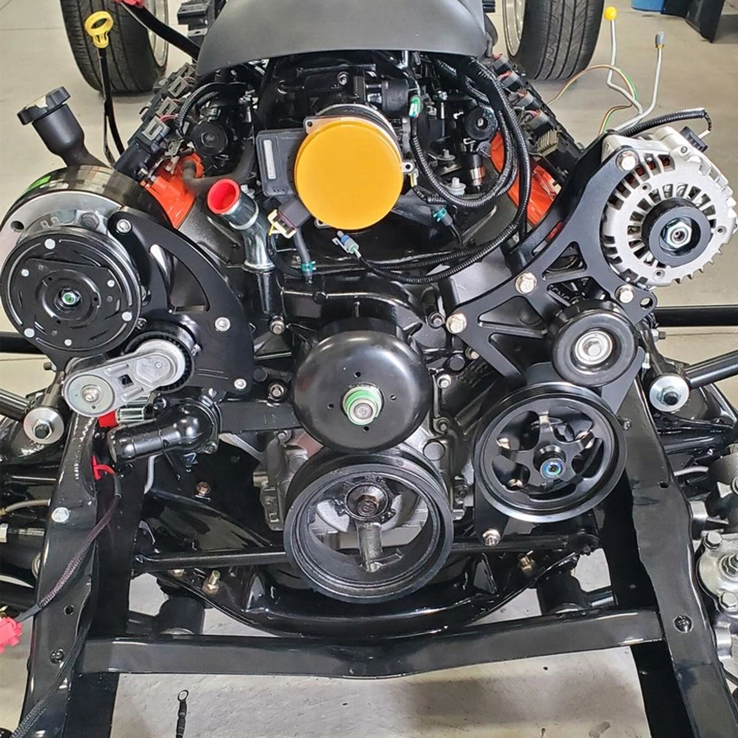 LS R4 High Mount A/C Bracket LS1 LS2 LS3 LS6 Vortec Truck LQ AC(FH011)