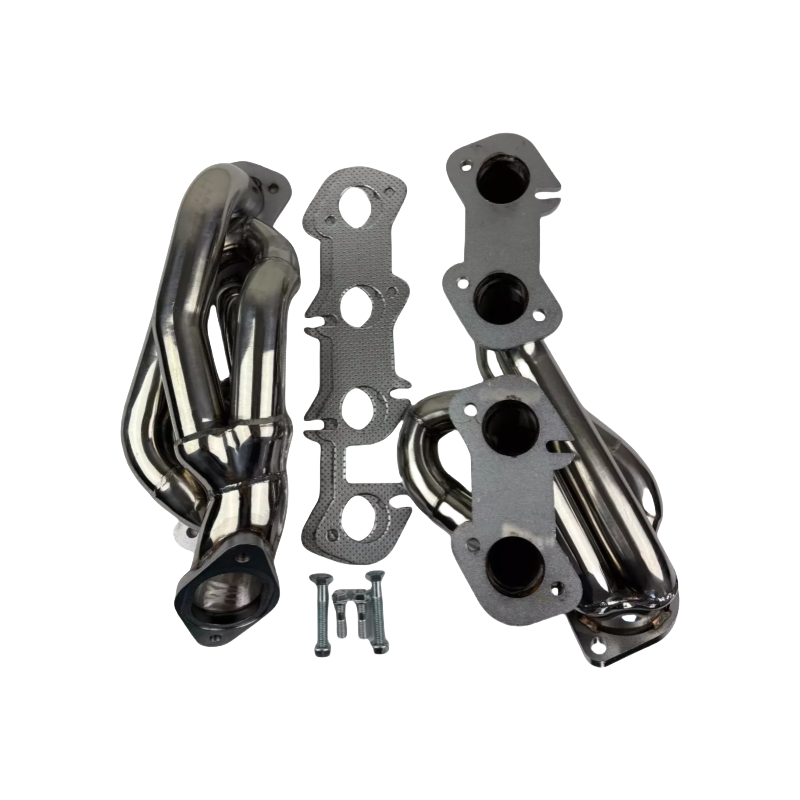 Stainless Steel Shorty Headers for 1996–2004 Ford Mustang GT 4.6L V8 | Equal-Length | 1-5/8" Tubes | 2-1/2" Collector | Bolt-On Exhaust Upgrade | Polished Ceramic Finish | Not for Cobra/DOHC( EH015SS)