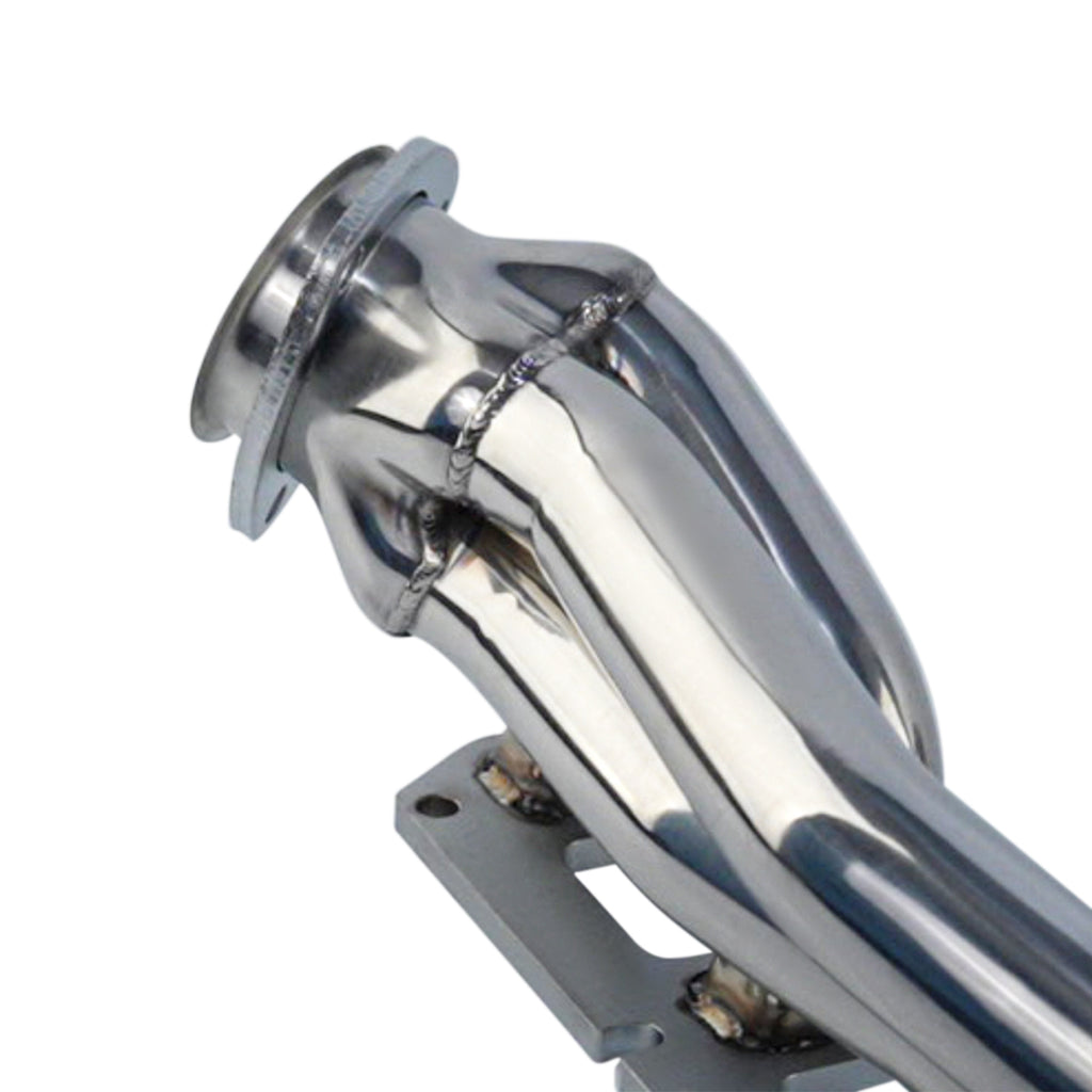 T-304 Stainless Steel Shorty Hugger Exhaust Headers - Fits Ford Big Block FE 330 360 390 V8