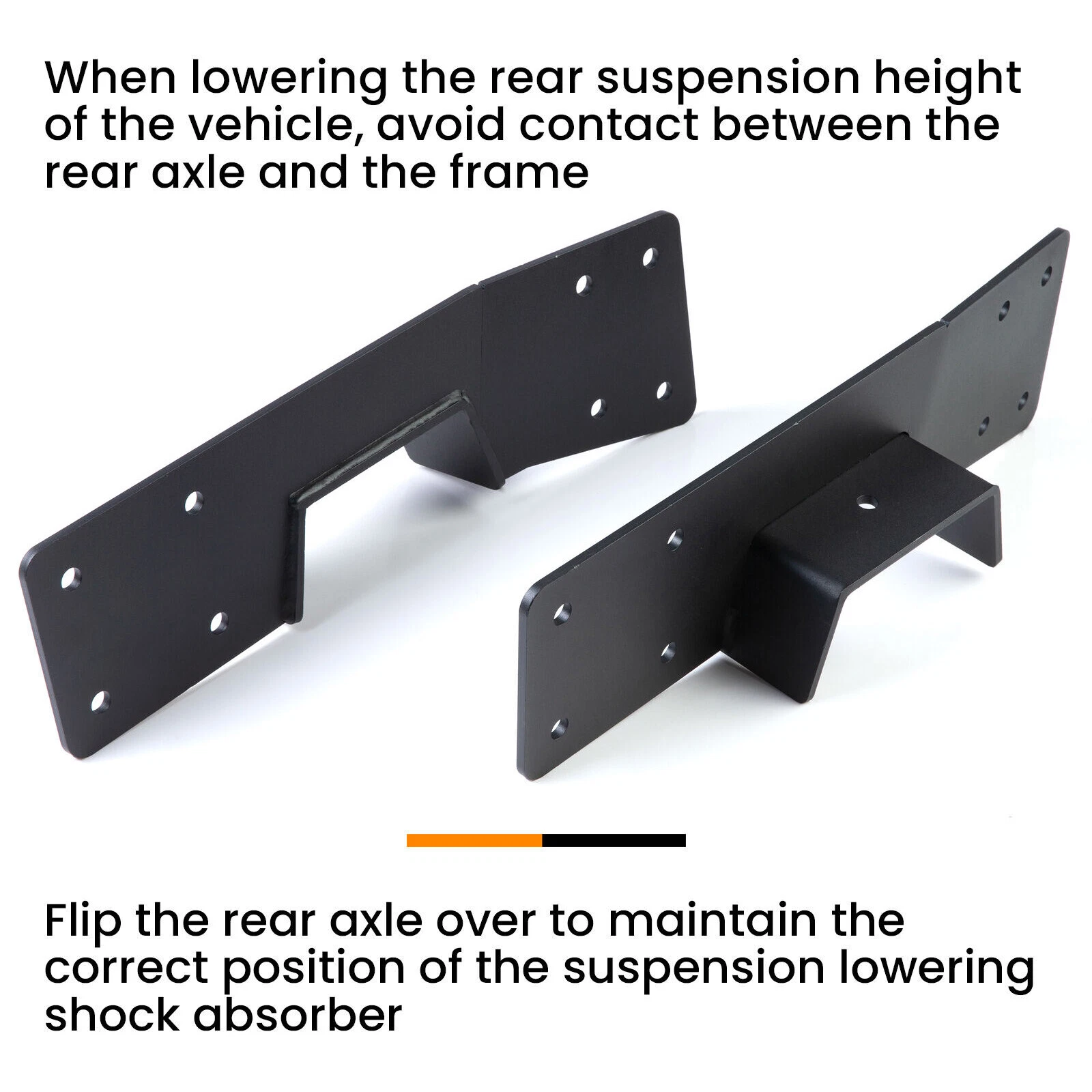 C-Notch Rear Axle Lowering Kit - Fits Chevy Silverado GMC Sierra 1500 1999-2007