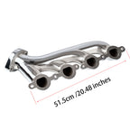Chrome LS Swap Exhaust Manifolds - Fits GM LS Engine Gen III & IV